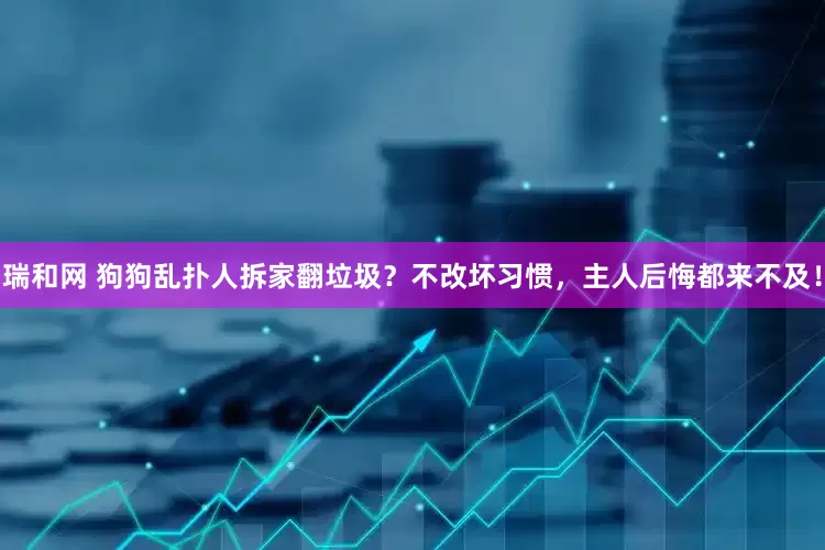 瑞和网 狗狗乱扑人拆家翻垃圾？不改坏习惯，主人后悔都来不及！