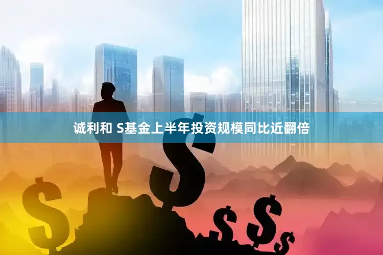 诚利和 S基金上半年投资规模同比近翻倍